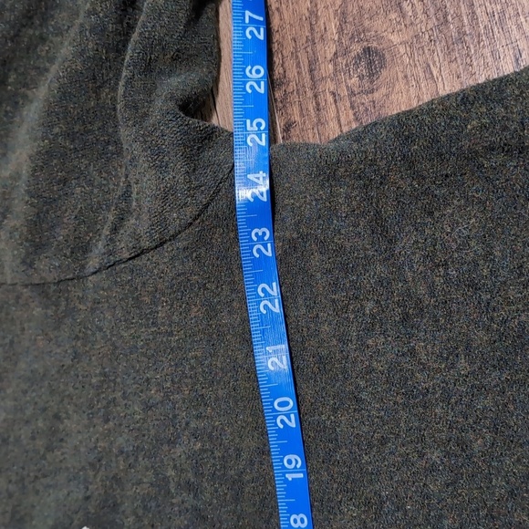 Greenbrand Recycled Yarn Full Zip Sweater Denali Alaska Olive Size Large - Picture 6 of 9